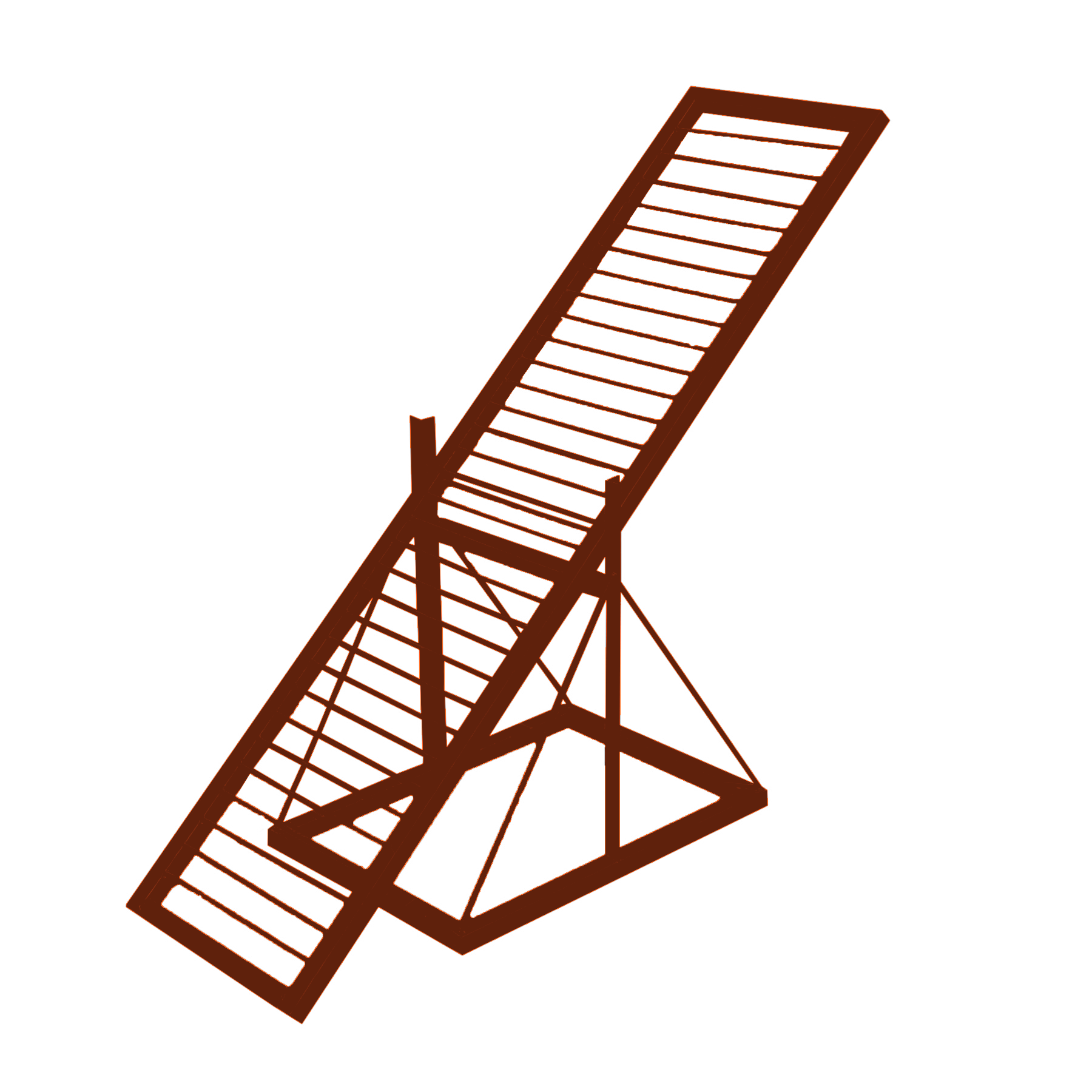 Rugpeak obstacle orange color reference