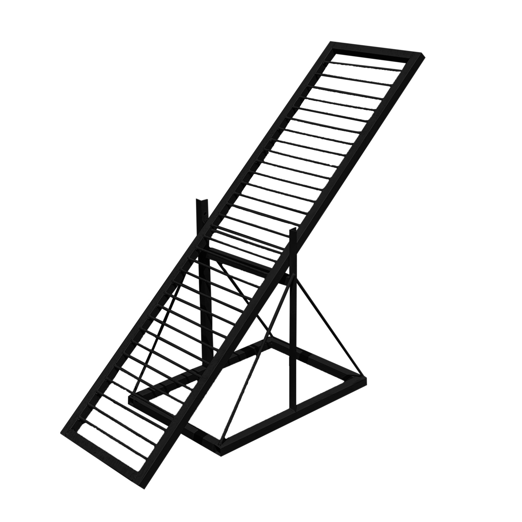 Rugpeak steel crawler obstacle white background view