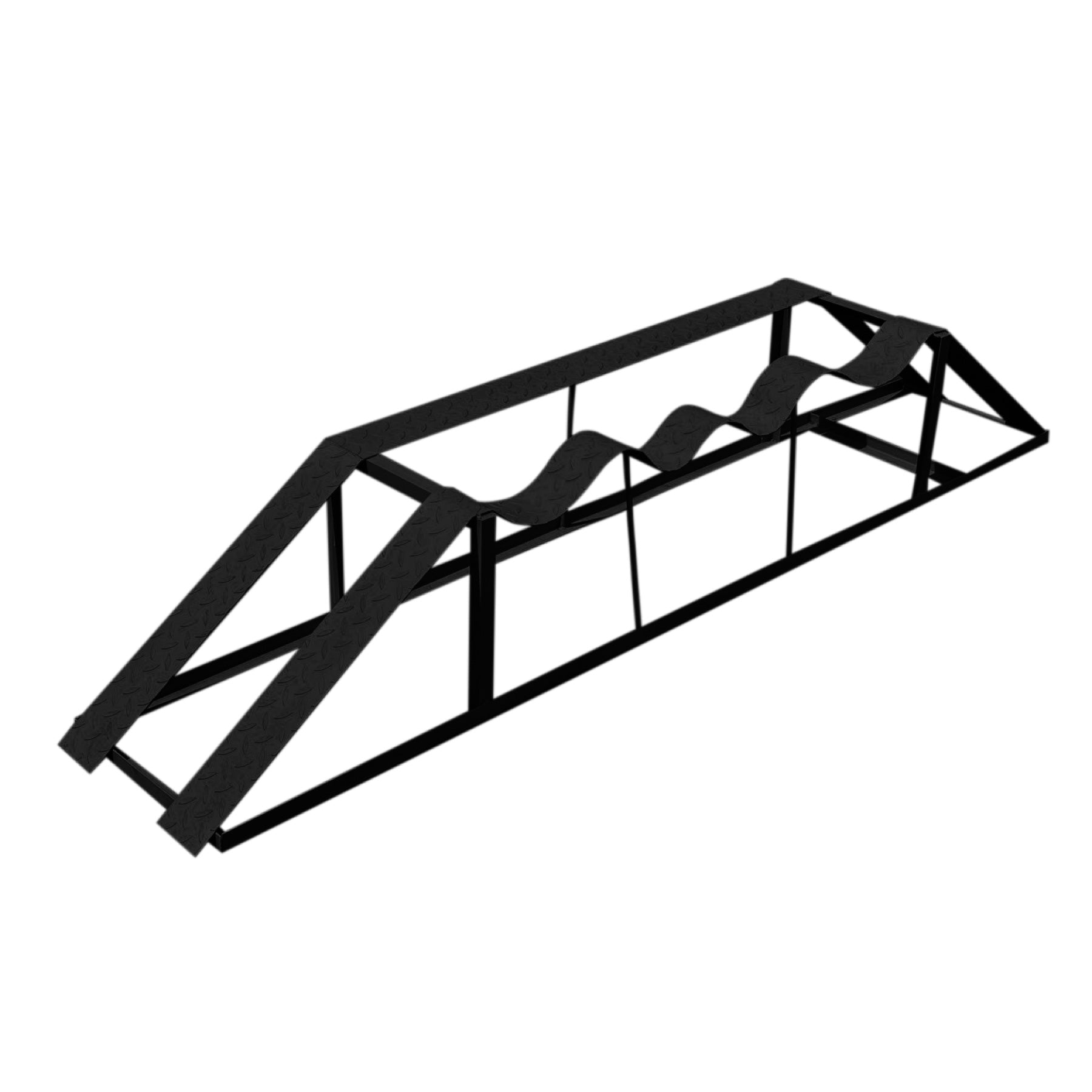 Rugpeak crawler obstacle white background view 6