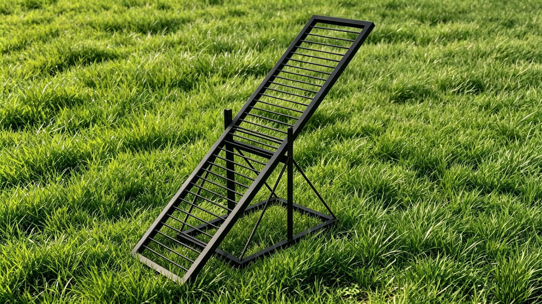 Rugpeak return seesaw obstacle module